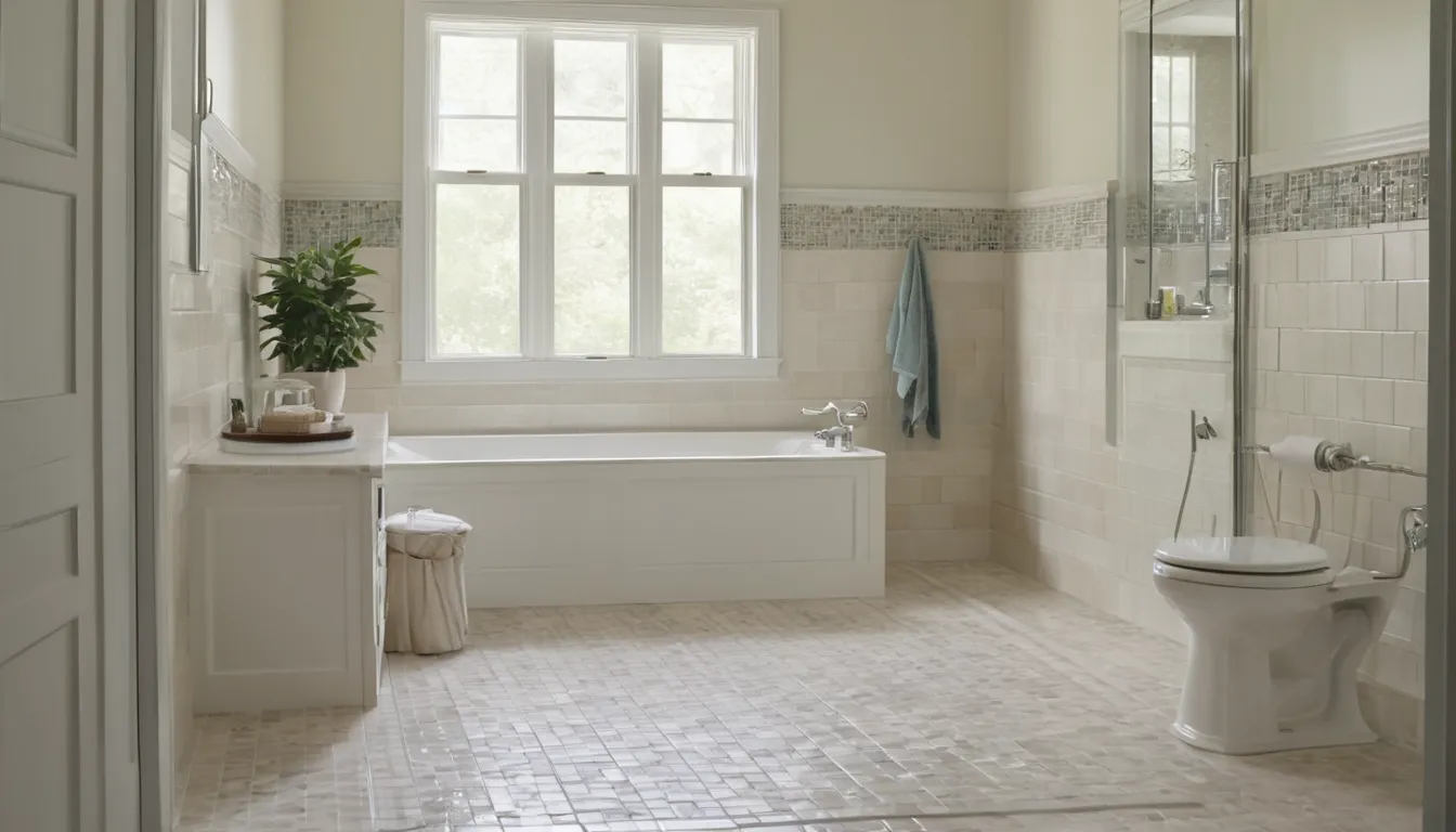Homeowner reviewing a new walk-in shower with a local provider in a Gaithersburg home